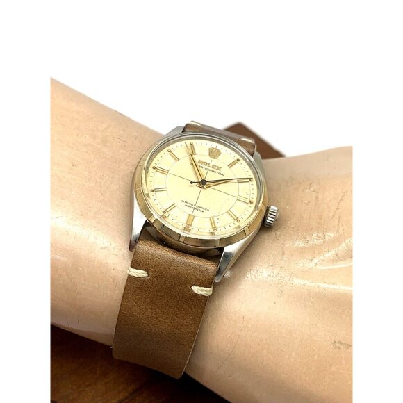 Rolex Oyster Perpetual 6565 Chronometer Men's Watch Swiss Automatic Vintage - Picture 5 of 13